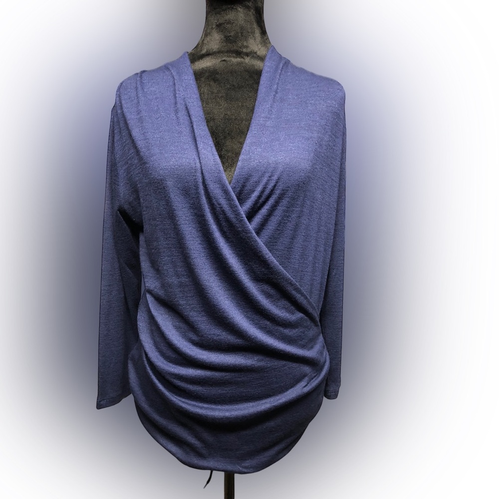 41 HAWTHORN blue long sleeve shirt